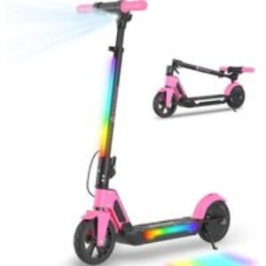 isinwheel® S7 Glow Adjustable Kids E-Scooter