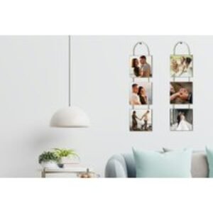 Personalised MDF Wall Art Panels - Custom Photo Hearts or Squares