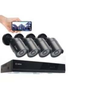 4 Channel 1080P AHD CCTV Kit with 5MP Cameras & 500GB HDD - Home & Business Security System | Wowcher