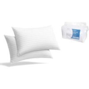 Ultra-Firm Non-Allergenic Pillows - Pair - Super Firm Spiral Fibre
