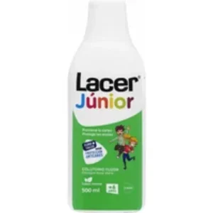 Lacer Junior Fluoride Mouthwash Mint Flavor +6 Years 500ml