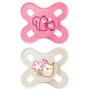 Mam Original Start Silicone 0-2 M 2 Unit Pink Color