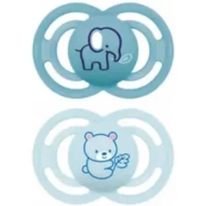 Mam Perfect +6M Silicone Pacifier Blue 2 Units