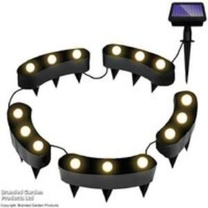 Solar LED Stake Lights - IP65 Waterproof