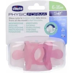 Chicco PhysioForma Soft Pacifiers Pink 6-16M