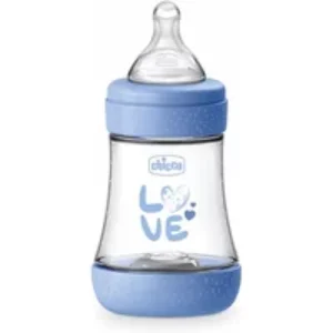Chicco Perfect Baby Bottle 0M+ Silicone Blue 150ml