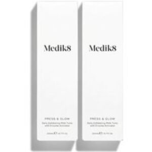 Medik8 Press & Glow | PHA Exfoliating Toner | 200ml Press & Glow Refill™ - 200ml - Twin Pack