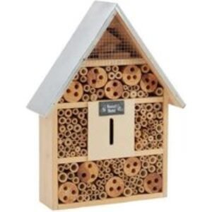 Wooden Insect & Bug Hotel House - Weatherproof Wildlife Shelter | Wowcher