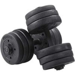 Adjustable Dumbbell Set With Bar Bell Adaptor | Wowcher