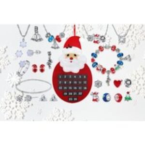 Jewellery Advent Calendar with Fine Cut Crystals - 24 Festive Surprises