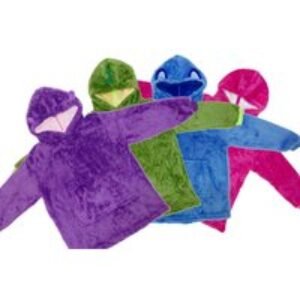 Kids' Fleece Animal Hooded Blanket Hoodie - Unisex
