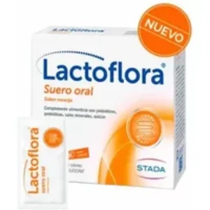 Lactoflora Oral Serum Orange Flavor Probiotics Prebiotics 6 Sachets
