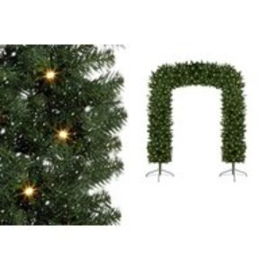 Pre-Lit LED Christmas Tree Arch - Single or Double | Wowcher