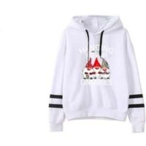 Women's 'Hangin' With My Gnomies' Christmas Hooded Jumper - 6 Colours! | Wowcher