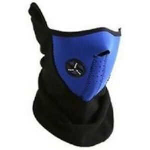 Unisex Black Thermal-Lined Neoprene Face & Neck Mask - Unisex Windproof Winter Balaclava | Wowcher