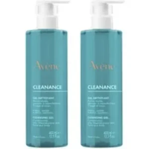 Avène Cleanance Duo Cleansing Gel 2 x 400ml