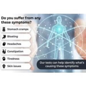 At-Home Food Intolerance & Sensitivity Reactivity Test - 165 to 1000 Items Checked - Health MOT by Checkmybodyhealth | Wowcher