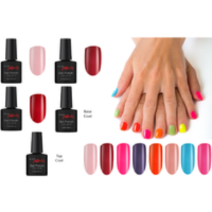 Gel Nail Polish Bundles - 3 or 5 with UV3 Technology | Wowcher