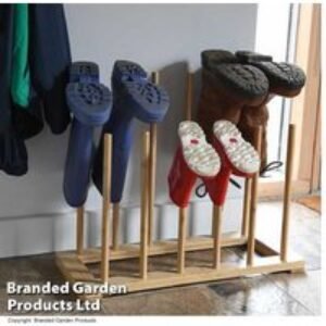 Bamboo Boot Stand - 6 Pair