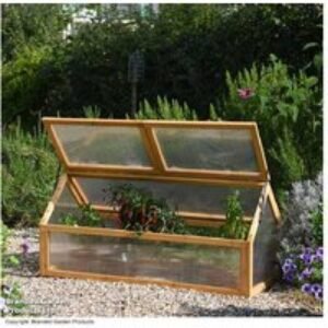 Garden Gear XL Wooden Cold Frame - Weatherproof Plant Storage & Protection | Wowcher