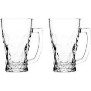 4-Piece Lucente Alpina Crystalline Glass Cup Set - 250ml