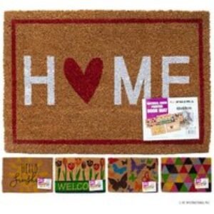 Coir Bathroom Door Mat - Non-Slip