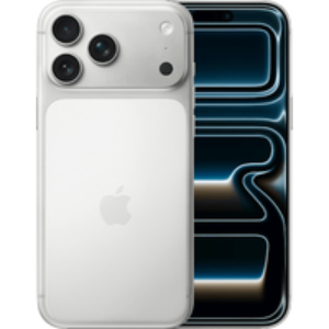 Apple iPhone 17 Pro Max Dual SIM (256GB Silver) at Â£29 on Pay Monthly 50GB (24 Month contract) with Unlimited mins & texts; 50GB of 5G data. Â£51.99 a month.