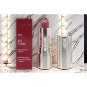 Clarins Joli Rouge Hydrating Cream Lipstick - Raspberry Delight 723 - Long-Lasting Satin Finish | Wowcher