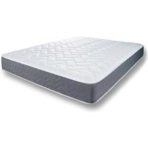 Grey Memory Foam Hybrid Sprung Mattress - Pressure Relief & Support
