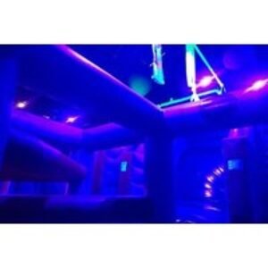 Two-Hour Glow in the Dark Inflatable Park Admission for One or Two at Inflata Ninja