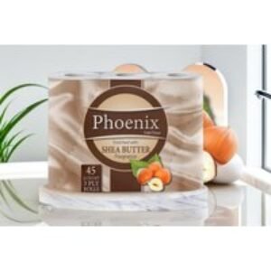 Quilted 3ply Shea Butter Fragranced Toilet Tissue - 45 Extra Soft Eco-Friendly Rolls | Wowcher