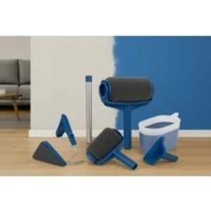 Professional Paint Roller Kit - Multi-Piece Decorating Tool Set for Effortless Wall & Ceiling Makeovers | Wowcher