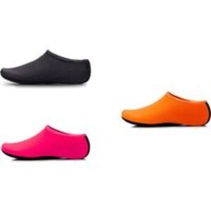 Unisex Black Quick Dry Unisex Water Shoes - Neoprene Beach Aqua Trainers for Summer