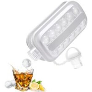 2-in-1 Silicone Ice Ball Maker & Drinks Flask - BPA-Free