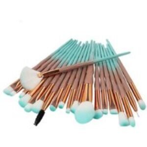 20pc Diamond Makeup Brush Set - Luxury Beauty Tool | Wowcher