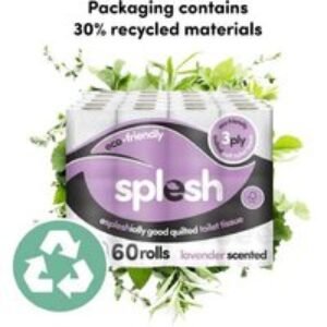 Splesh Lavender Delight Quilted Toilet Tissue - 3-Ply