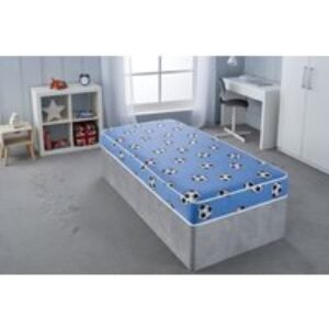 Children's Football Themed Open Sprung Mattress - Single or Small Double | Wowcher