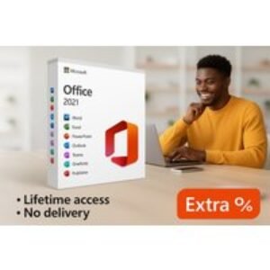 Microsoft Office 2021 Professional Plus Software License & Digital Download - Professional Edition for Windows 11/10 | Wowcher
