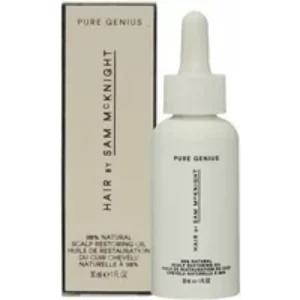Hair By Sam Mcknight Pure Genius 98% Natural Scalp Restoring Oil 30ml