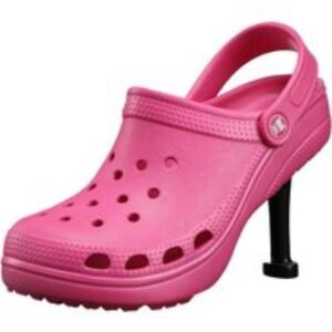 Unisex High Heel Clogs - Breathable Summer Style in Pink