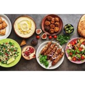 8 Mezze Plates & Drink for 2 at Vogue Lounge