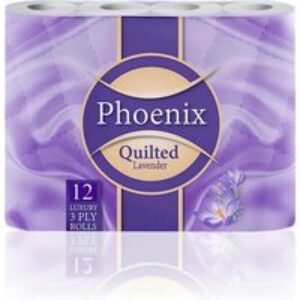 3-Ply Lavender Quilted Toilet Tissue - Extra Soft