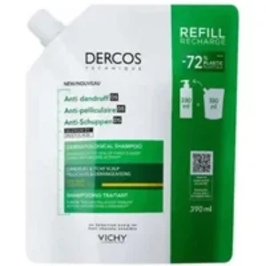 Vichy Dercos Anti Dandurff Shampoo Dray Hair 390ml Refill