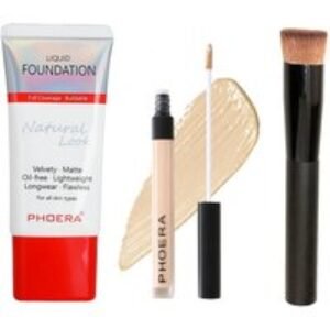 Phoera Silicone & Oil-Free Foundation Set | Wowcher