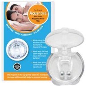 Acusnore Magnetic Nose Clip Set - Snoring Solution | Wowcher