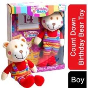 Birthday Buddy (Girl) & (Boy) Bear Toy | Wowcher