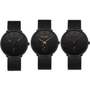 Khorasan Men's Minimalist Quartz Watch - Water-Resistant Stainless Steel Case