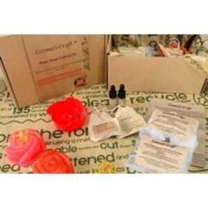 Rose Soap Crafting Kit - DIY Melt & Pour Luxury Gift Set | Wowcher