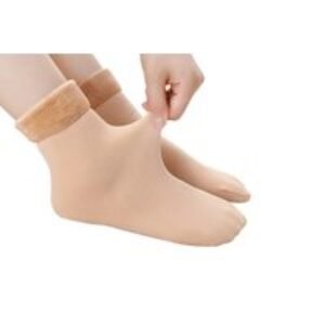 Women's Black 4 Pack Thermal Fleece Lined Socks | Wowcher