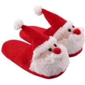 Santa Claus Memory Foam Slippers - Cosy Festive Indoor Footwear | Wowcher
